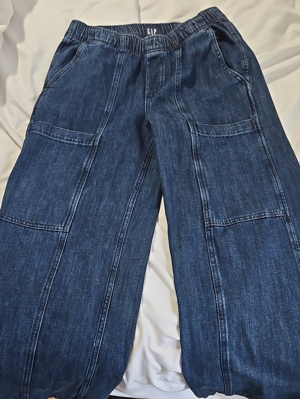 GAP Women Relaxed Utility Wide Leg Jeans